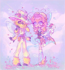 bee boy and the butterfly girl